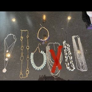 Lot of 6 Necklaces - Chloe + Isabel and Victoria E